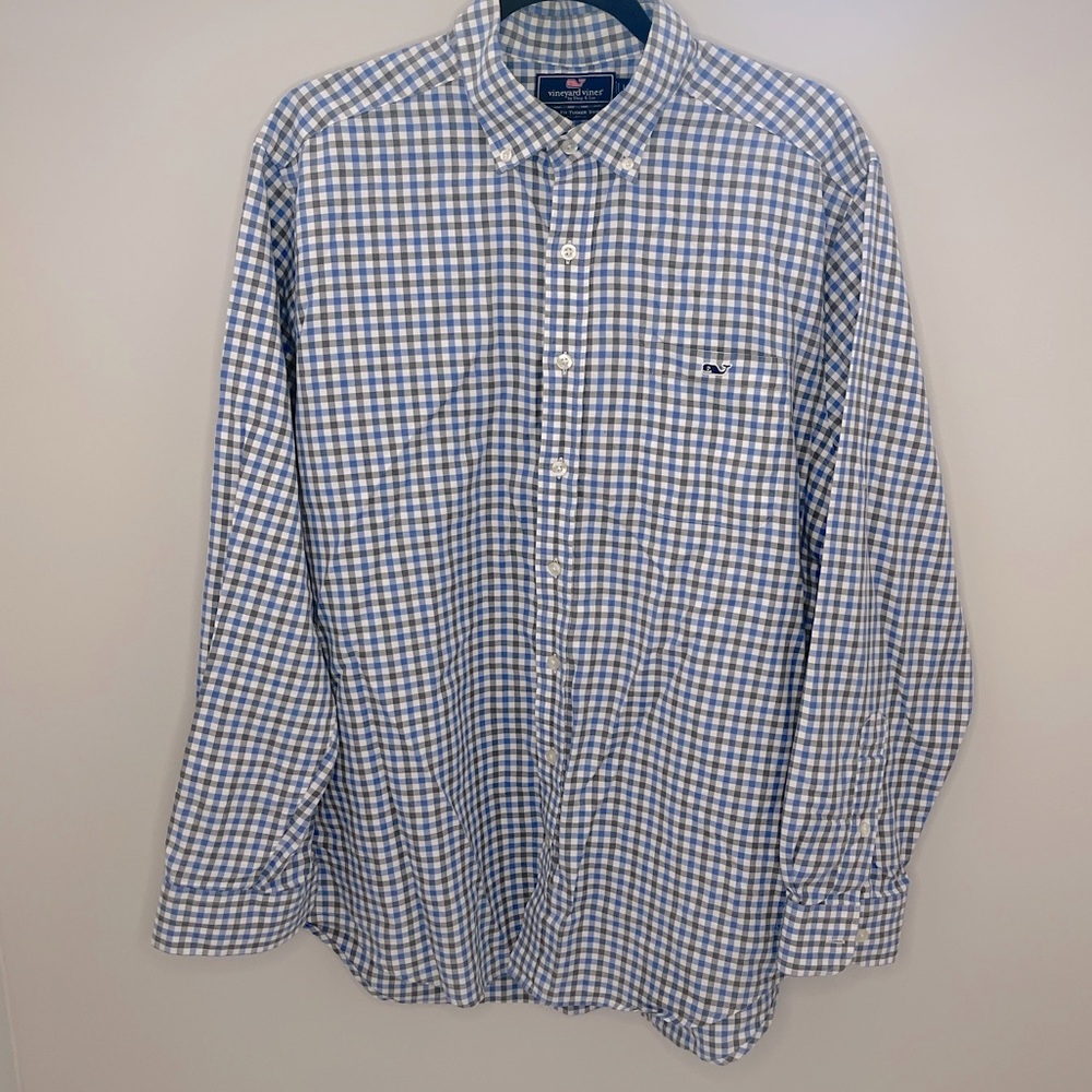 Vineyard Vines Slim-Fit Tucker, Button Down Dress Shirt-Large